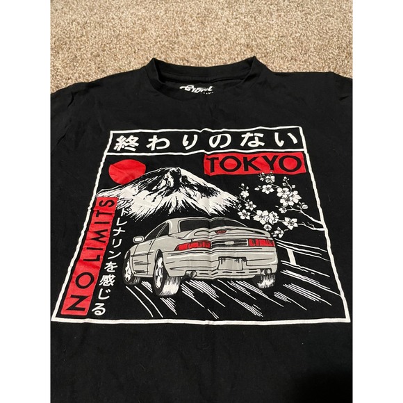Eighty Eight Brand Other - Eighty Eight Brand Boys Tokyo No Limits JDM Car Graphic T-Shirt Black Size 14